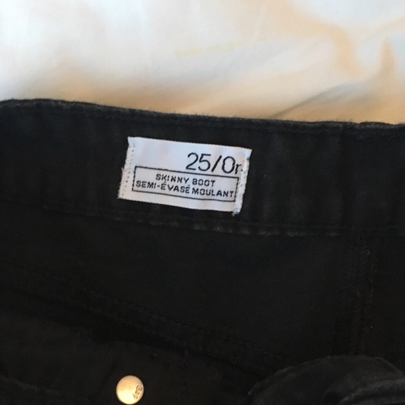 EUC Black Gap Skinny Boot Jeans - Picture 2 of 3